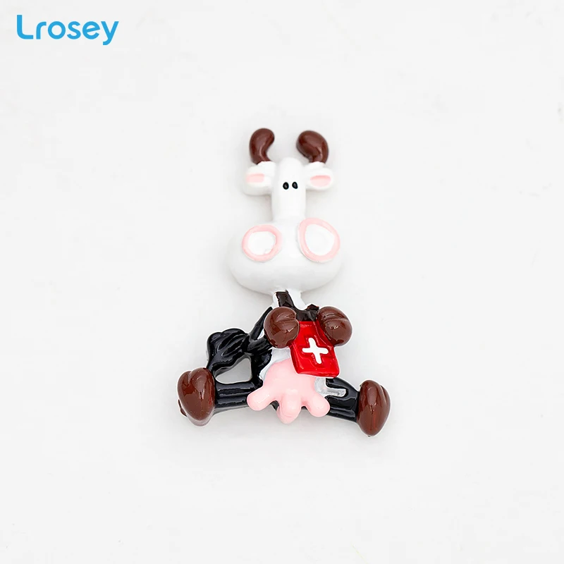 Швейцарский магнит на холодильник из коровьей кожи сувениры европейские