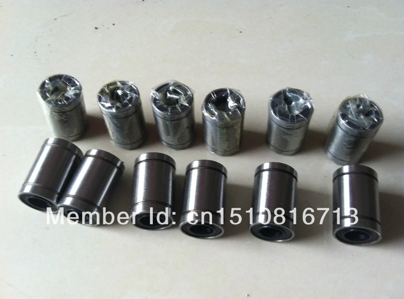 12 шт. LM8UU 8 мм 8x15x24 линейный шариковый Подшипник Втулка x 15 24 мм|bushing 8mm|bushing bearing |