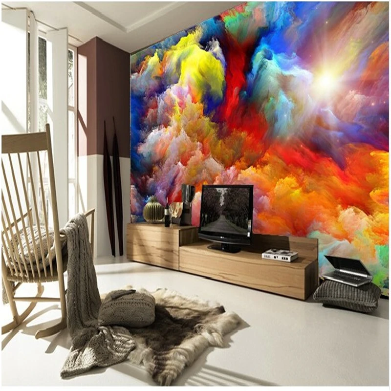 Обои beibehang на заказ виниловые водонепроницаемые обои с изображением неба облаков