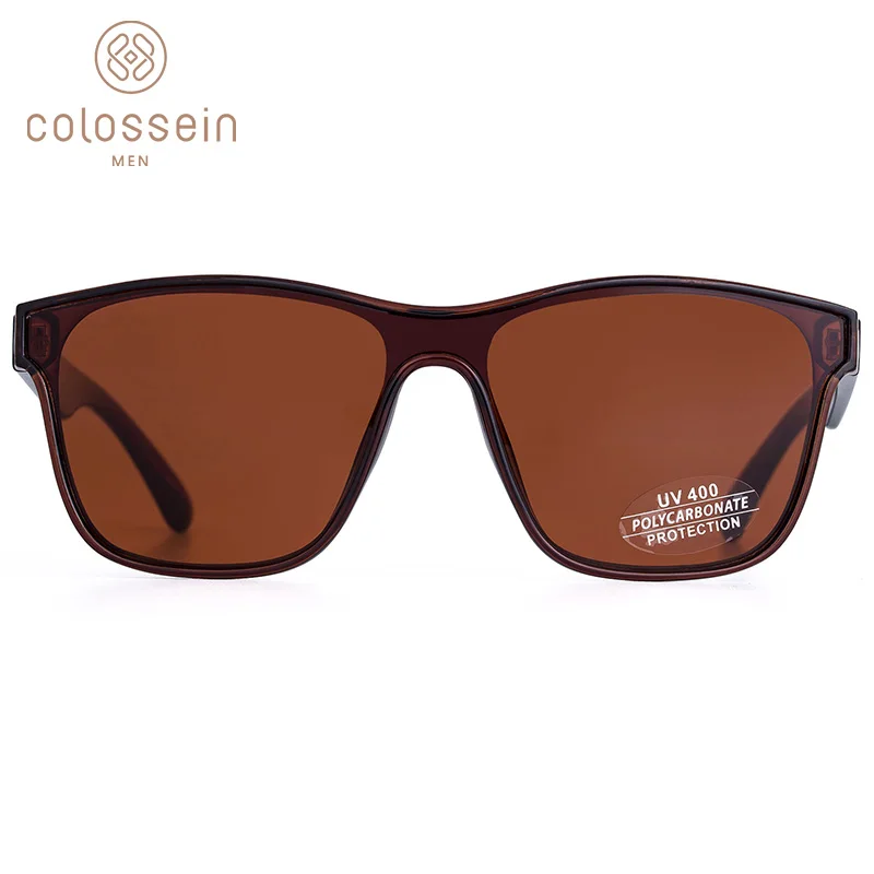 COLOSSEIN Солнцезащитные очки Мужские Модные Винтажные двойные впрыски легкие