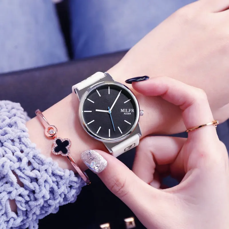 Женские Романтические часы Relojes Mujer креативные силиконовые Милые ЖЕНСКИЕ