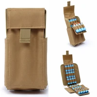 tactical airsoft 25 round 12 gauge shells reload magazine molle pouch military hunting 12ga ammo bandolier cartridge bag