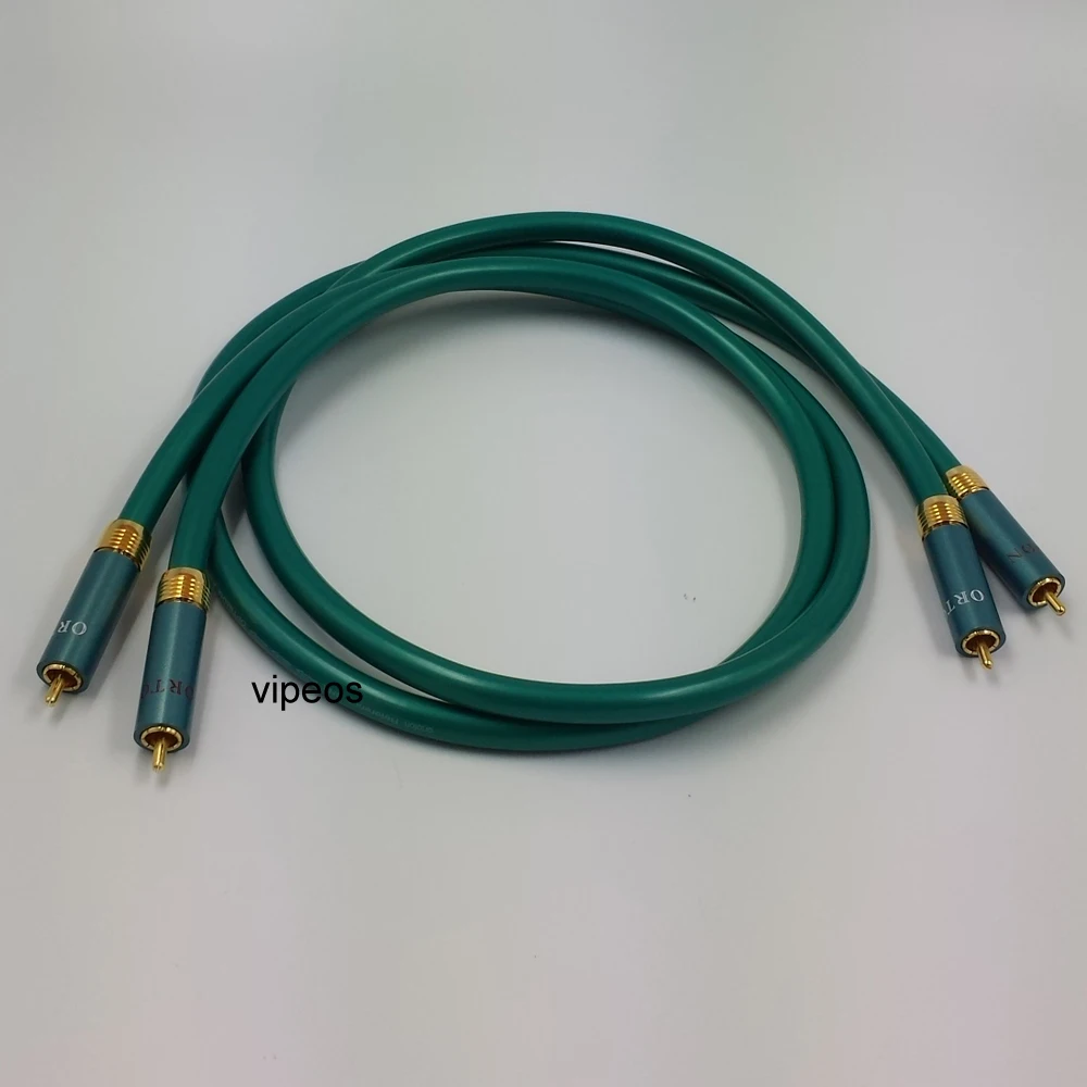 Hifi ортофон RCA кабель Hi-end усилитель CD Interconnect 2RCA к мужской аудиокабель | Электроника