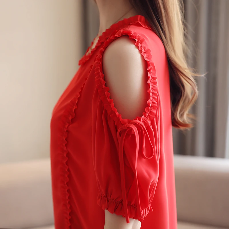 Женские топы и блузки модная белая блузка 2019 рубашка в стиле Харадзюку шифоновая