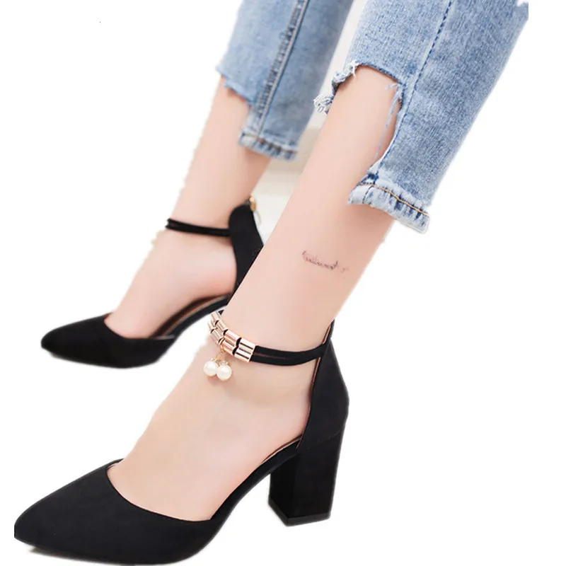 Дропшиппинг 2018 Летняя женская обувь Туфли лодочки с острым носком модельные