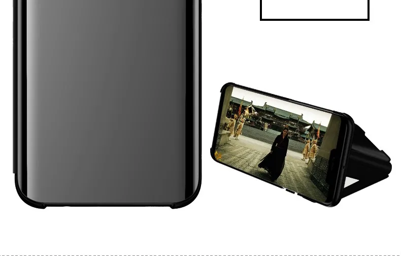 Для Galaxy S10/S10 Plus S10e Чехол флип умный Авто спящий/Пробуждение зеркало ПК чехол с окошком для samsung Galaxy S10Plus чехол