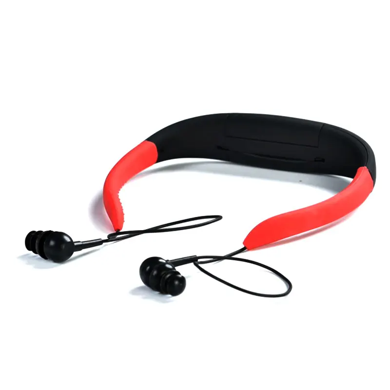 Водонепроницаемый 8 Гб подводный спорт MP3 музыкальный плеер с шейным ремешком