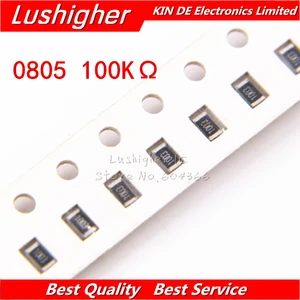 100 шт. 0805 SMD резистор 5% 100K Ohm 1003 100Kohm 104