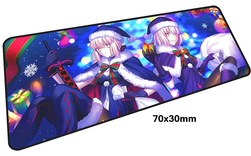 Size 700x300X2MM Fate Saber Коврик для мыши геймер 700x300 мм notbook коврик для мыши большой игровой коврик для мыши большой властный коврик для мыши ПК настольный коврик для мыши - Цвет: Size 700x300X2MM