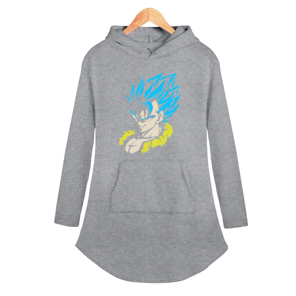 New Dragon Ball printing suitable Dress Women Fashion Long Sleeve Dresses 2019 Hot Sale Casual Trendy Streetwear dress plus size | Женская