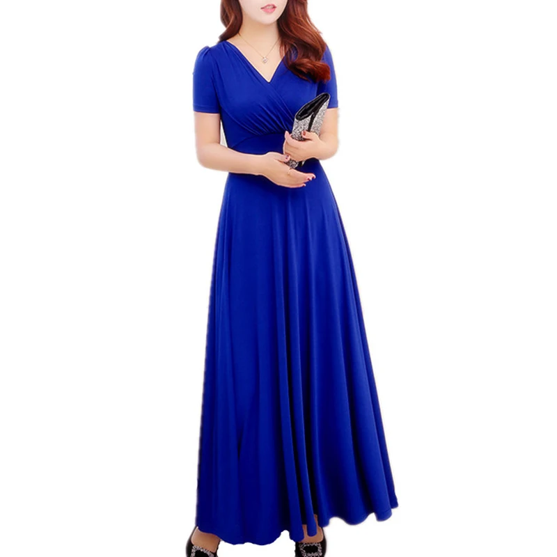 Новинка тонкое женское летнее платье с V образным вырезом модель 2019 года