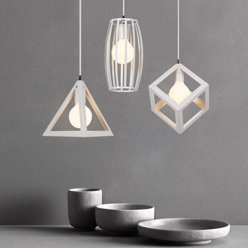 Винтажные подвесные светильники из кованого железа промышленные осветительные