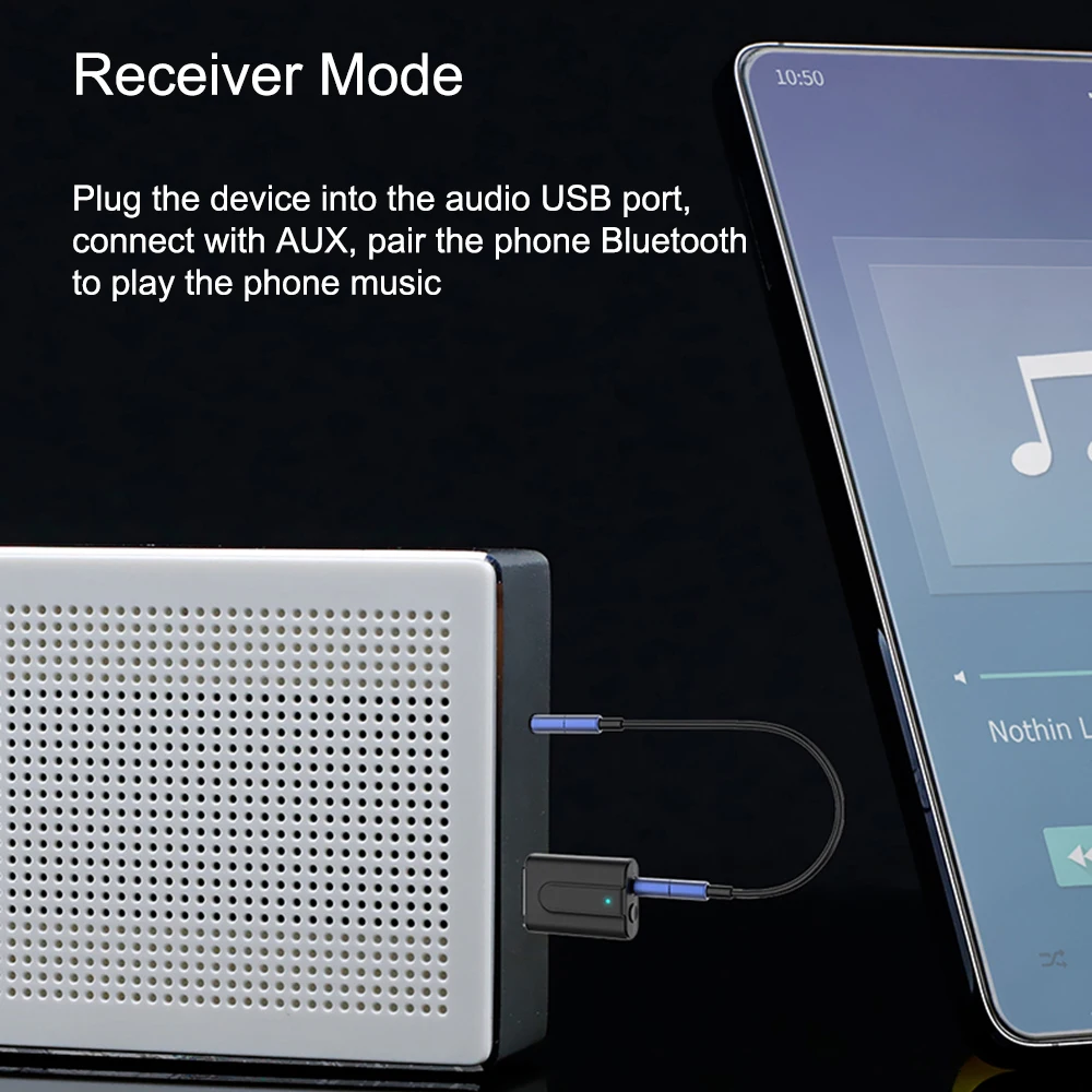 JINSERTA 2019 Новый 2 в 1 USB Bluetooth 5 0 аудио приемник и передатчик 3 мм AUX адаптер для ТВ ПК