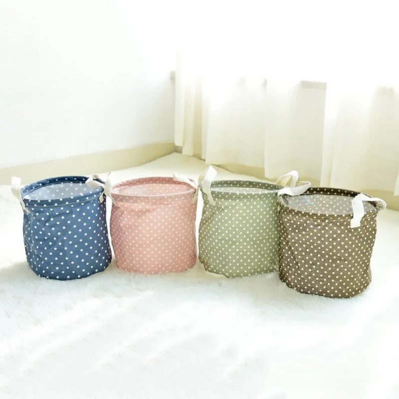 Портативный Настольный телефон из хлопка и льна в горошек | Дом сад