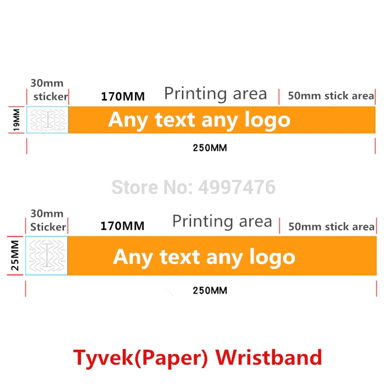 19x250mm Tyvek Художественный дизайн цифровой доказательство для пользовательских печати напульсники персонализированные печати проект торговой марки бренда Ai. Jpg. Pdf - Цвет: 19x250mm Tyvek
