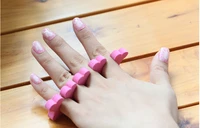 100pcs 50pairs pink finger separators feet care sponge nail tools art manicure pedicure foot braces support assistant polish