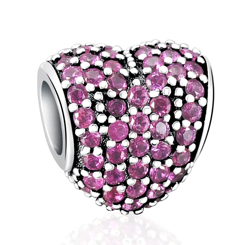 Devolove Прямая поставка новинка 925 Настоящее серебро ослепительные амулеты бусины