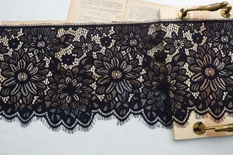 Односторонняя ажурная Цветочная кружевная юбка с ресницами длинное свадебное