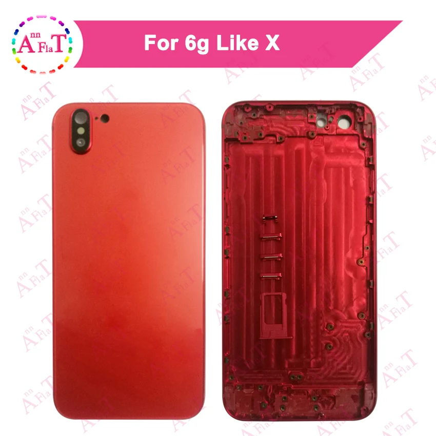 Крышка аккумуляторного отсека для IPhone 6 6G Like X задняя крышка задней крышки корпуса