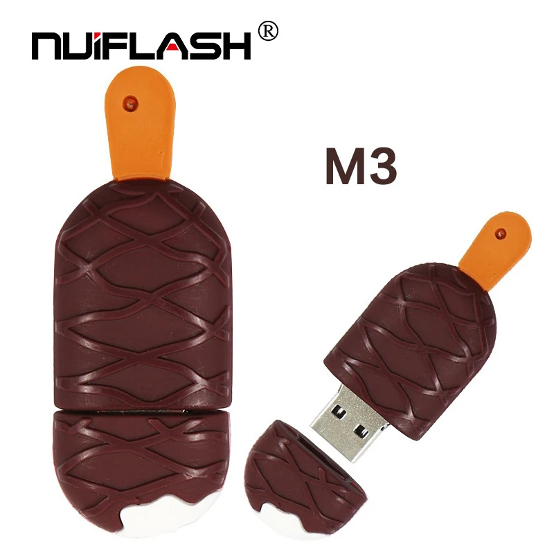Мороженое прекрасный Usb флэш-накопитель 128 Гб 64 Гб Флешка 32 Гб 16 Гб карта памяти Высокое качество ручка-накопитель 8 ГБ 4 ГБ U диск