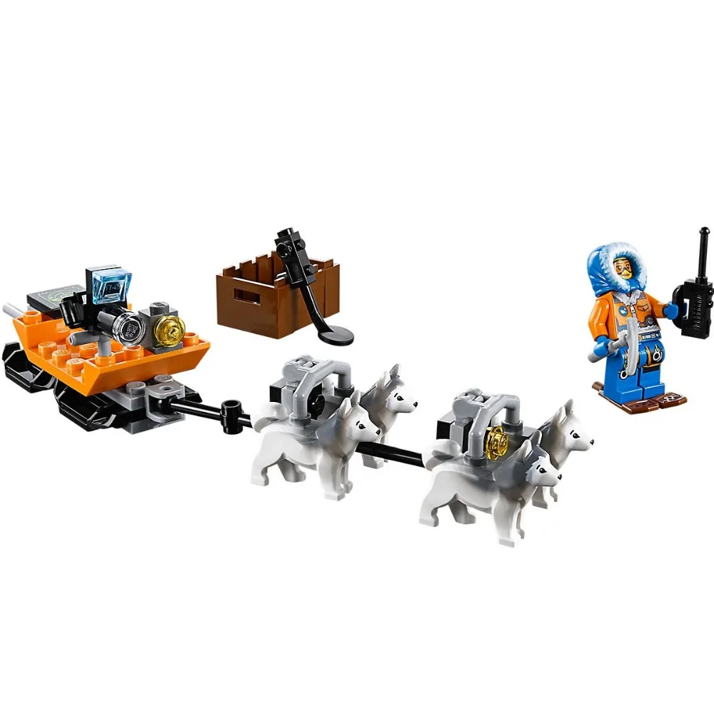 273 шт. строительные блоки Arctic Helicrane City 60034 модели игрушек для детей подарок
