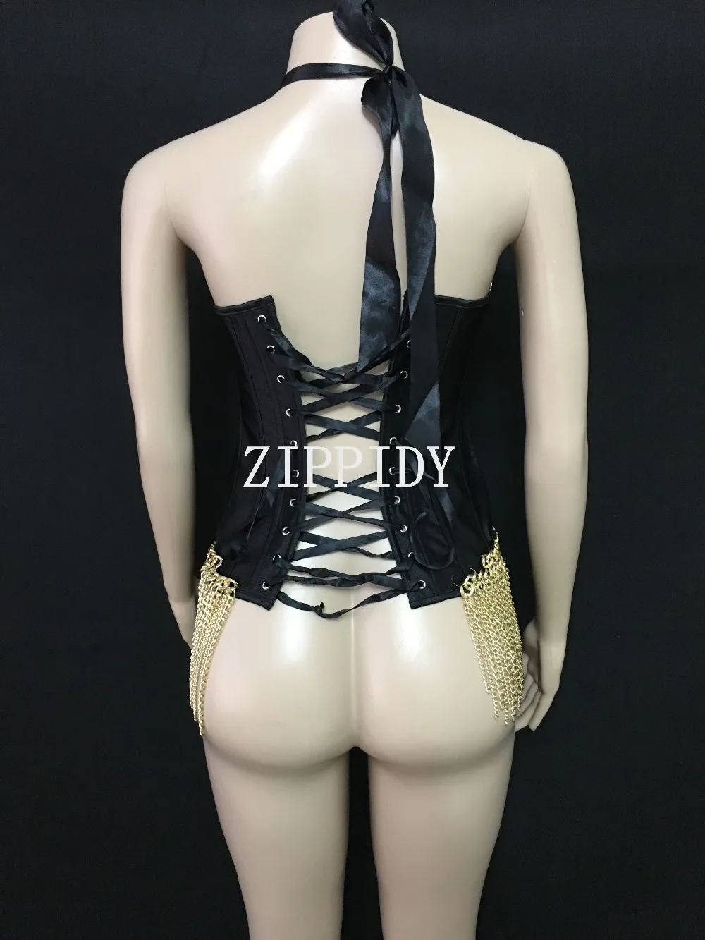 Цепочка корсет с кисточками Топ новый сексуальный костюм цельный женское