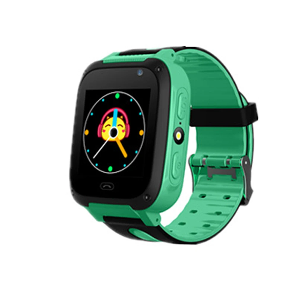 green S4 Детские умные часы с циферблатом и звонком, умные часы LBS, Детские умные часы с защитой от потери, умные часы без gps, детские подарки на Рождество - Цвет: green