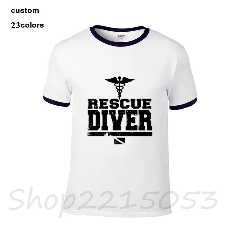 2019 streetwear Rescue Diver cool Men funny T-Shirt down stone ocean jjba jojo bizarre adventure tshirt male print black t shirt | Мужская