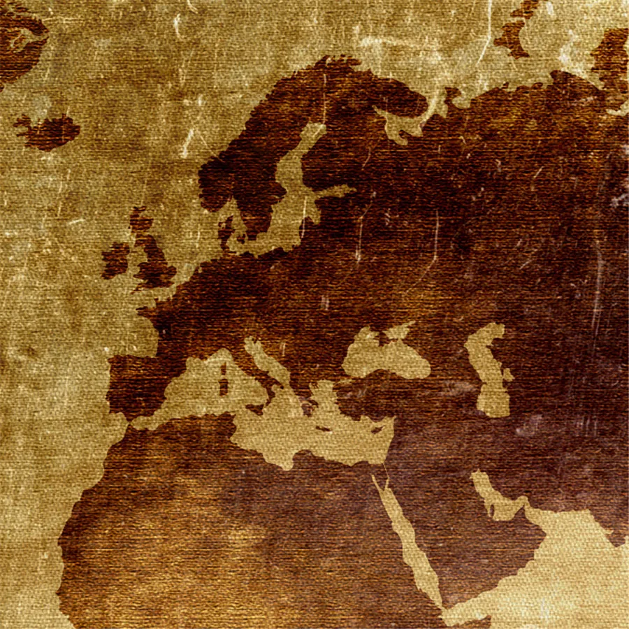 Винтажный настенный постер в стиле ретро с изображением старого мира | Дом и сад