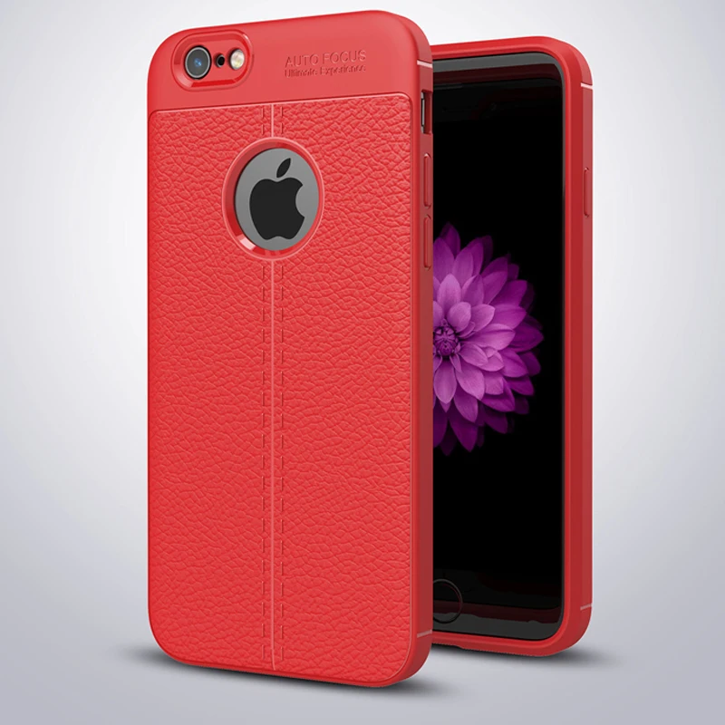 YUETUO Роскошный кожаный чехол для телефона с узором, etui, чехол для iphone 6 s 6s plus 6plus для apple, силикон. Аксессуары
