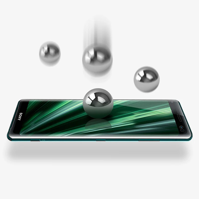 Полностью изогнутое закаленное стекло для sony Xperia 8 10 Plus XZ5 XA3 XZ4 XZ3 XZ2 XZ2 Compact XZS XZ1 XZ полное покрытие Защитная пленка для экрана