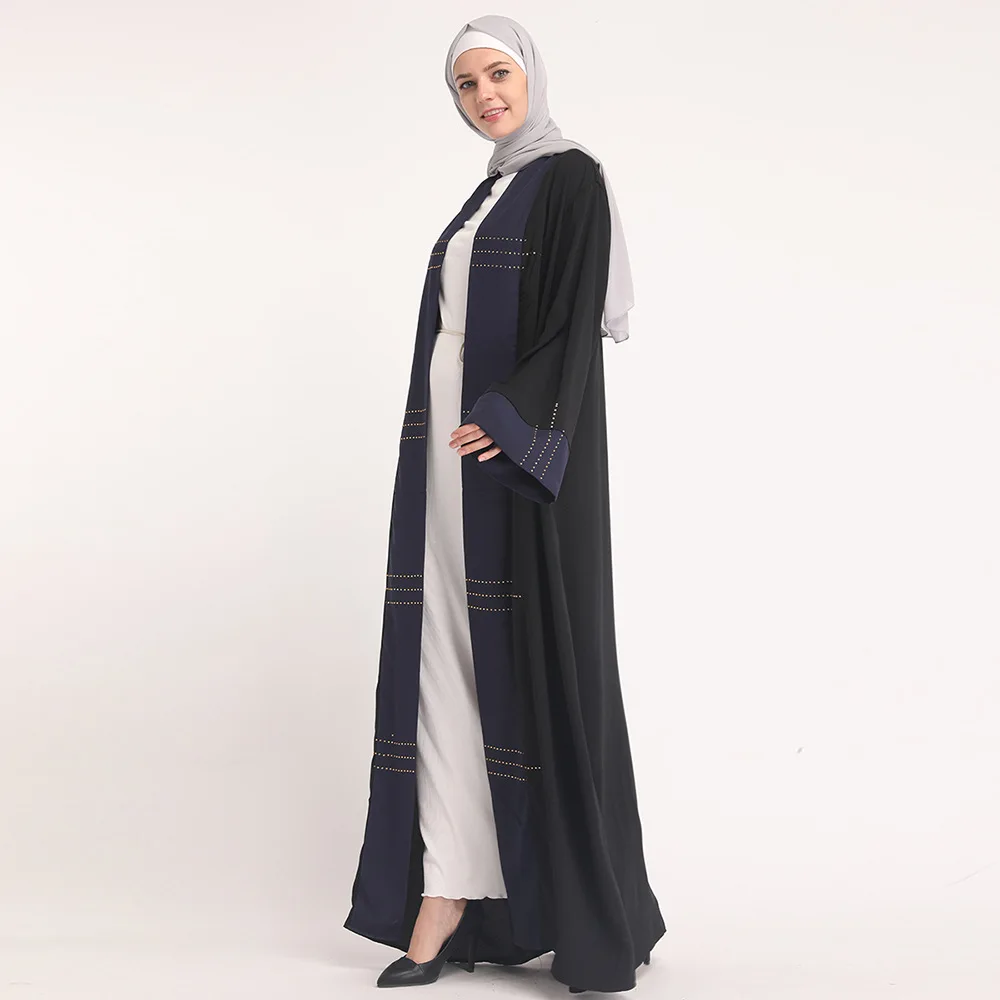 Женское Болеро кардиган Abaya в Дубае Черное длинное платье хиджаб/кафтан