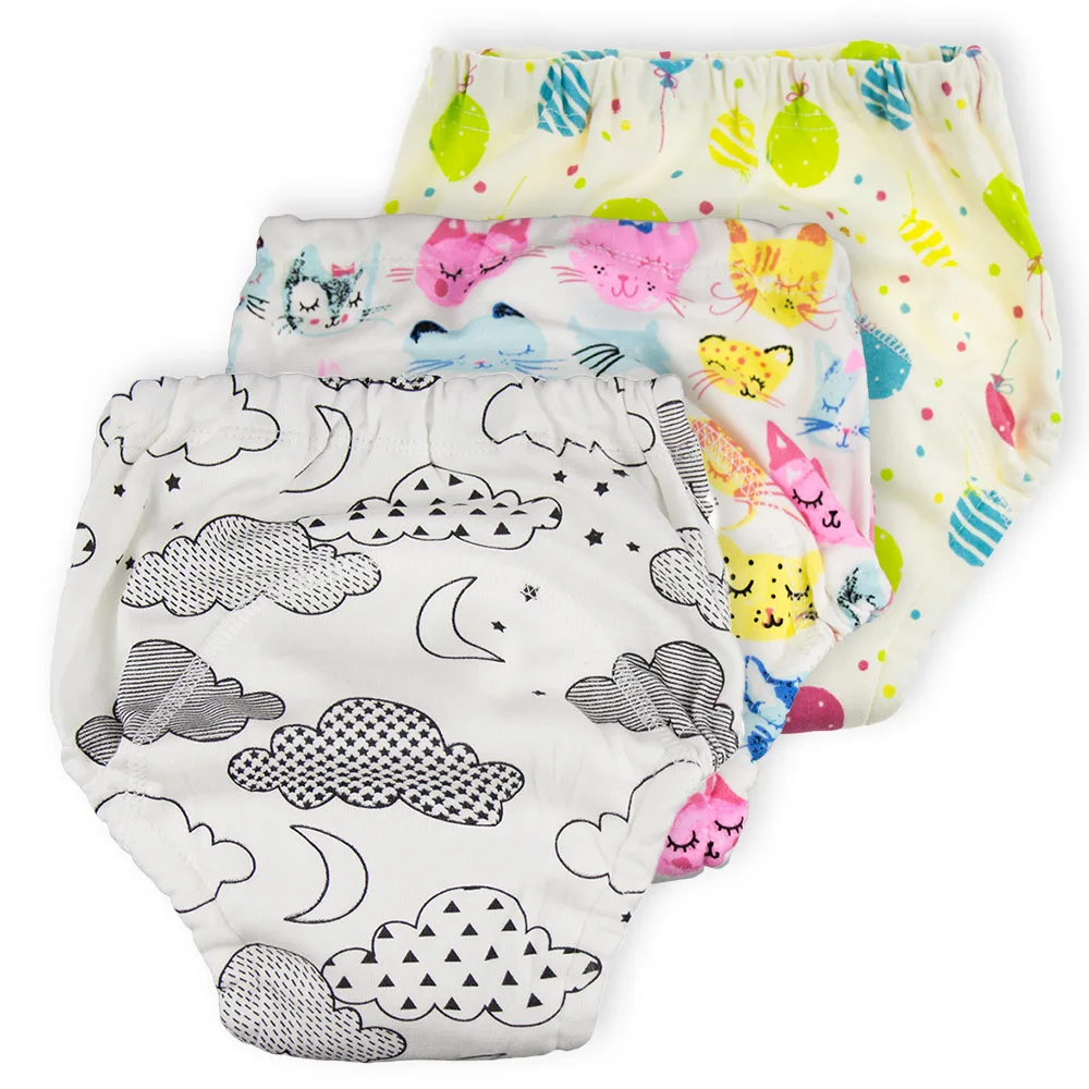 4 слоя Детские Младенческая малышей Водонепроницаемый тренировочные брюки