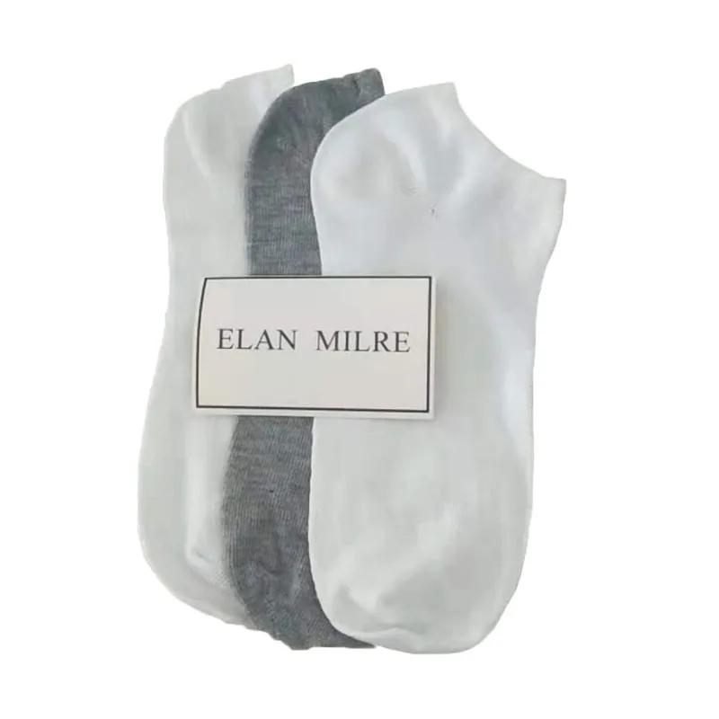 Elan Milre Низкая Талия Короткие весенние и летние мужские носки 3 пары партии