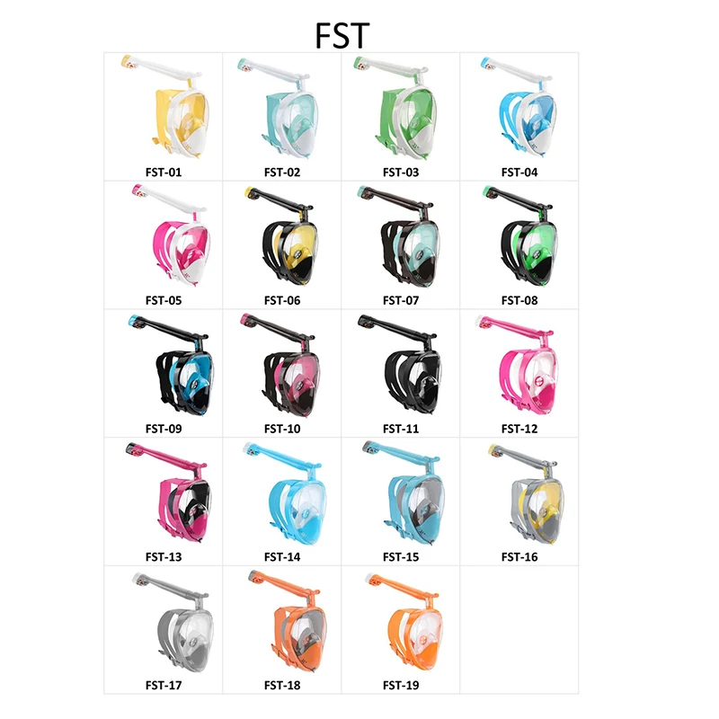 Маска для дайвинга маска подводного плавания анти-туман с полным лицом женщин