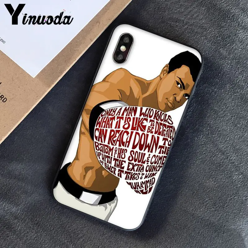 A13 Yinuoda Muhammad Ali бокс Чемпион Новинка чехол для телефона Fundas чехол для iPhone 8 7 6 6S 6Plus X XS MAX 5 5S SE XR Fundas Capa - Цвет: A13