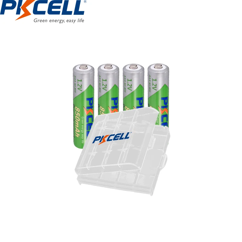 Аккумуляторные батарейки PKCELL 8 шт. 4 850 мА · ч AA 2200 1 2 в NIMH aa AAA|Перезаряжаемые