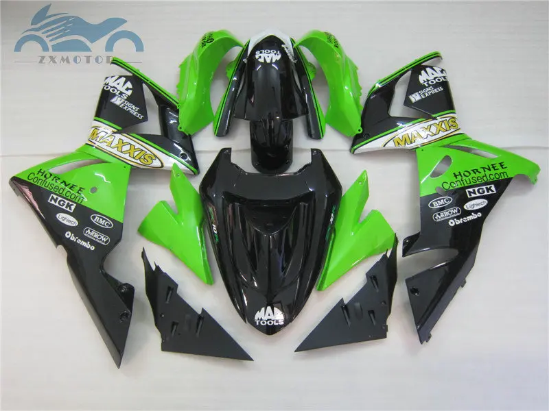 Обновленный набор обтекателей для мотоцикла KAWASAKI Ninja ZX 10R 2004 2005 комплект 04 05 ZX10R