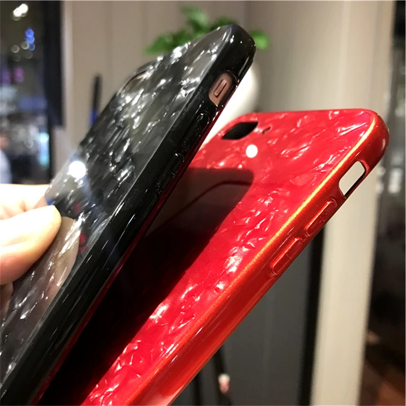 Чехол из закаленного стекла для Xiaomi mi 6x A2 miA1 Dream Shell блестящий чехол 5x A1 mi6x Мягкий