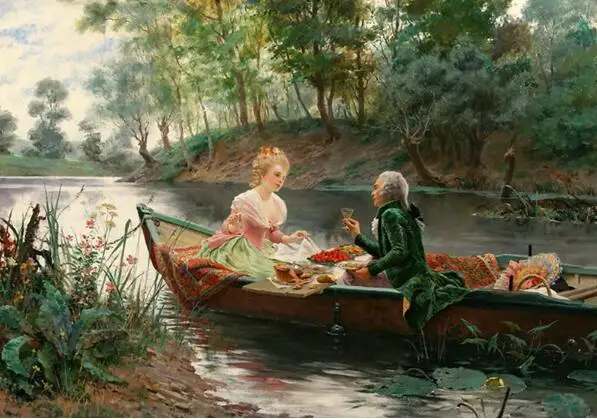 

Алмазная картина «сделай сам», французский любовник, домашний декор, алмазная вышивка, пейзаж, 100% полная смола, инкрустированная 3D вышивка к...