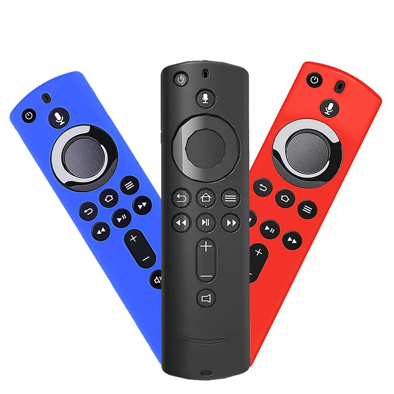 Чехол с цветным дистанционным управлением для Amazon Fire TV Stick 4K Media Player Силиконовый
