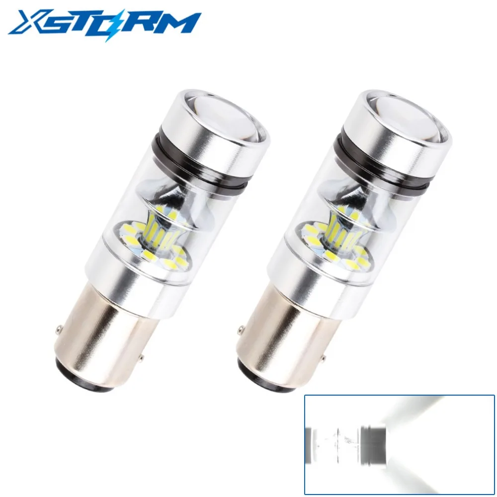 2 шт. 1157 BAY15D высокое Мощность 3030 20SMD P21/5 Вт светодиодный лампы вождение автомобиля задний фонарь стоп-сигнал заднего хода Автомобильные стояночные огни 6000 К белый свет 12 V-24 V