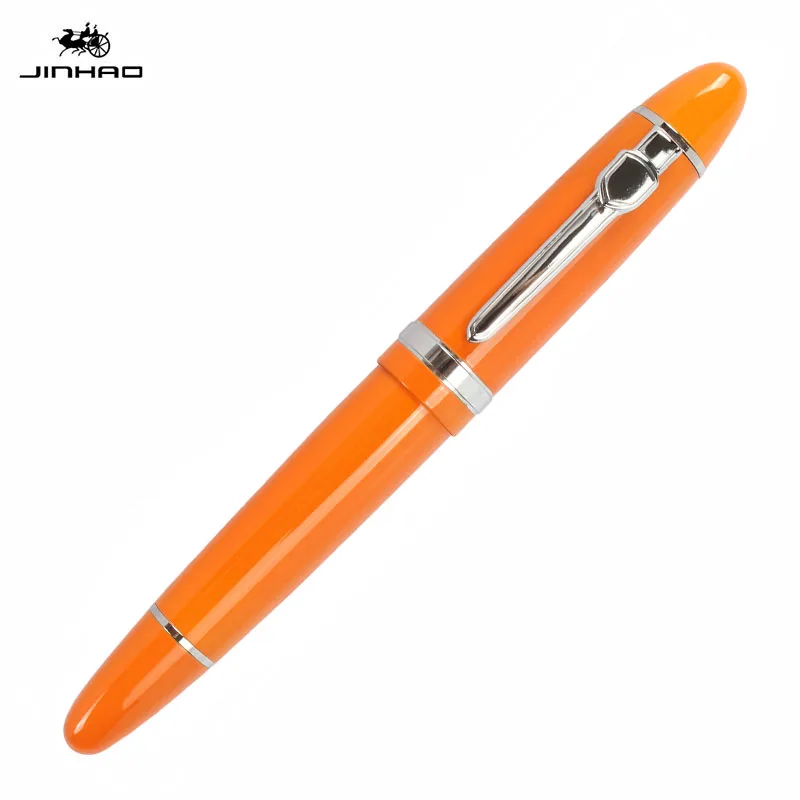 3 Jinhao 159 чистый черный и серебряный зажим 1,0 мм Изогнутый наконечник каллиграфия ручка Высокое качество металл авторучка чернила ручки - Цвет: 3
