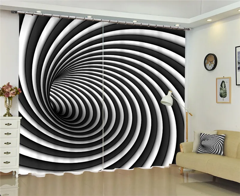 Modern window curtains home decoration fashion fabrics for living room 3D sex ladys treatment balcony | Дом и сад