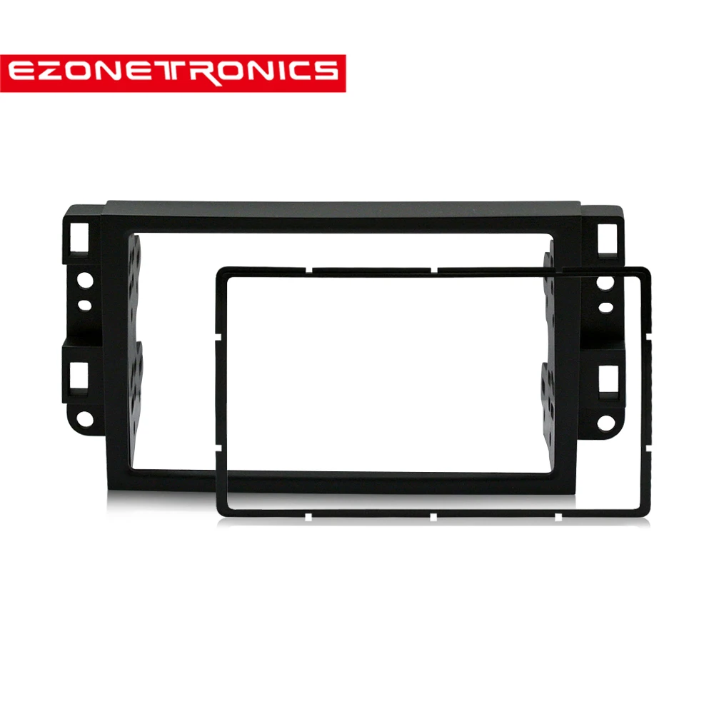 2Din Car DVD Frame Audio Fitting Adaptor Dash Trim Kits Facia Panel for Chevrolet Captiva/Lova/Gentra Double Din radio player | Автомобили