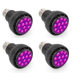 Светодиодная фитолампа полного спектра для выращивания растений, 4 шт.лот, 36 Вт