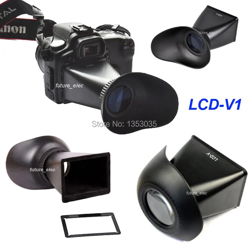 Удлинитель видоискателя с увеличительным стеклом для Canon EOS 5D II 5D2 5DII 7D 500D Rebel T1i Nikon