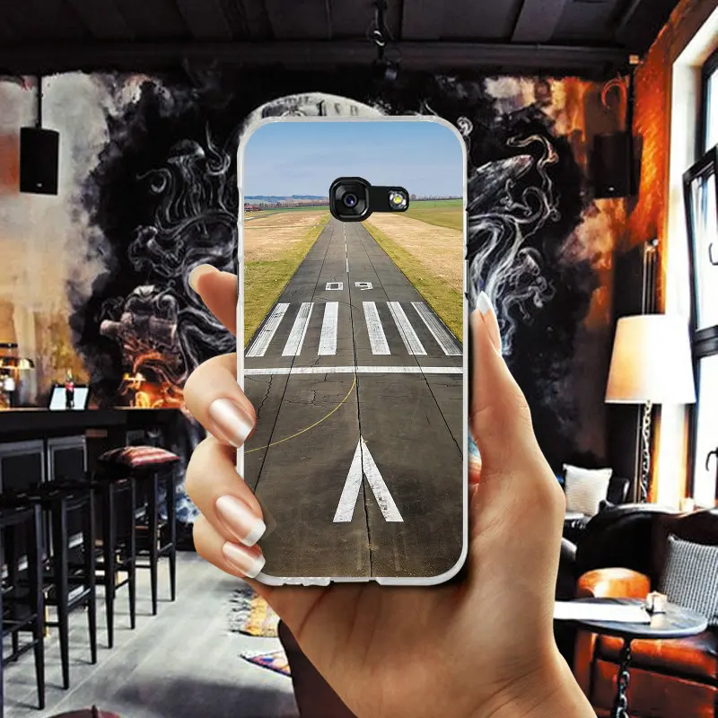 Clouds Sky Aircraft Colorful Air Plane Soft TPU Cell Phone Cases for Samsung Galaxy A3 A5 A7 J1 J2 J3 J4 J5 J6 J7 2016 2017 2018 |