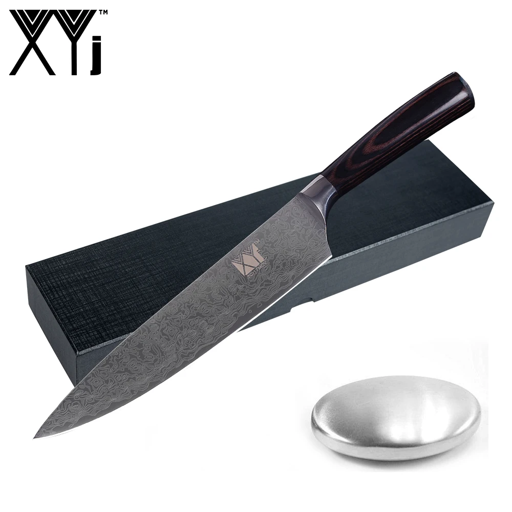 Xyj 8 ''Нержавеющая сталь шеф повар Ножи для шашлыков Подарочная коробка
