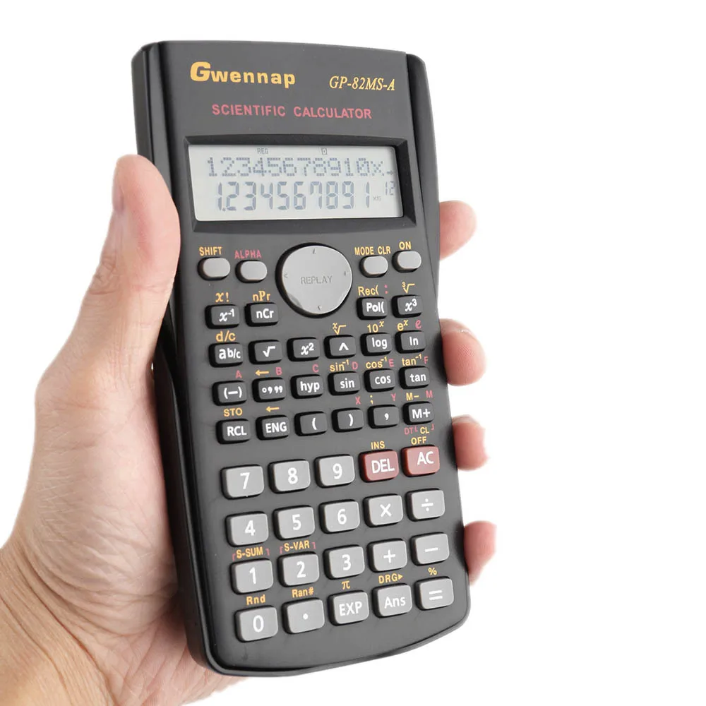 Student Handheld Battery Calculator Office Portable for Mathematics Plastic Multifunctional | Компьютеры и офис
